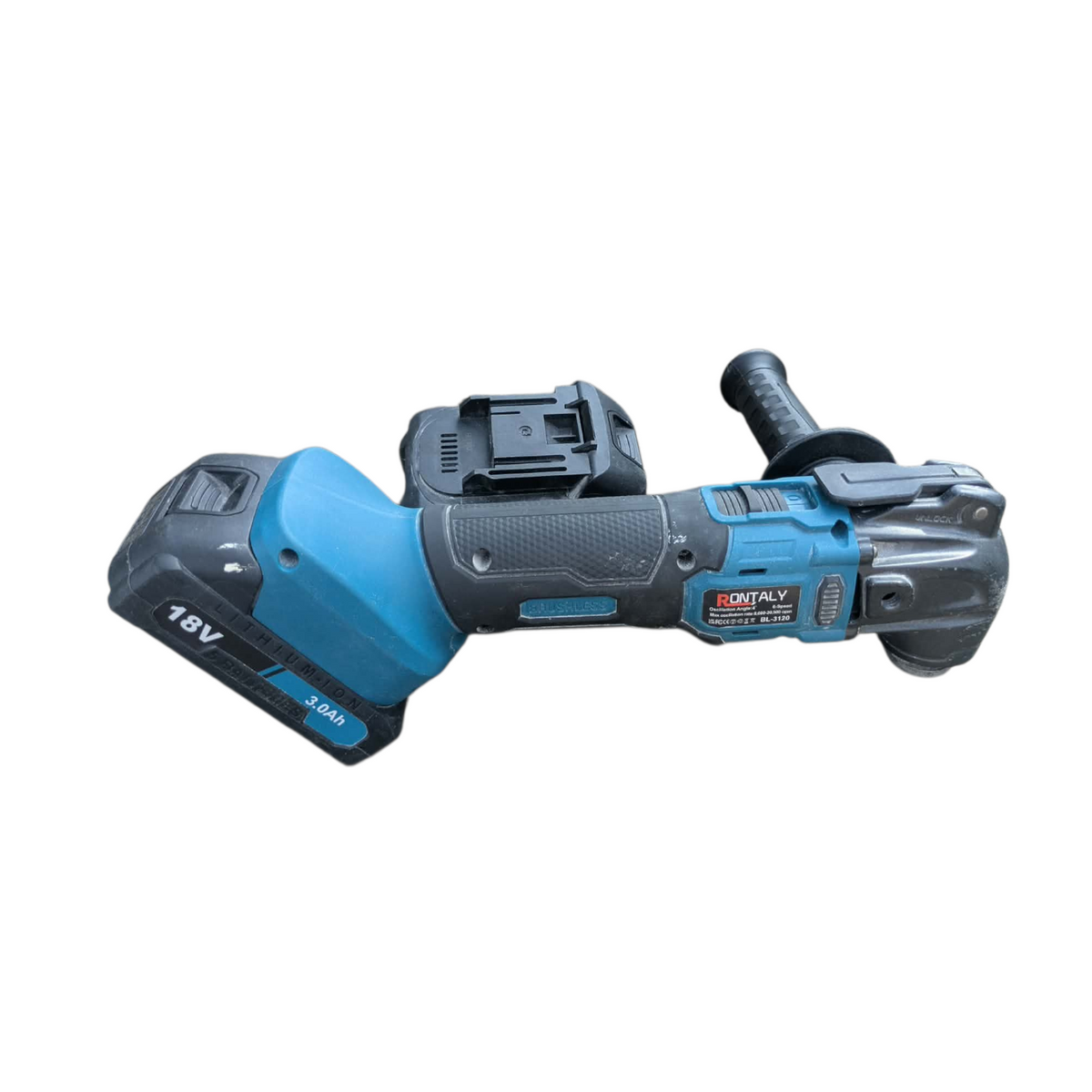 Rontaly BL-3120 18V Brushless Cordless Oscillating Multi Tool 6-Speed 3.0Ah